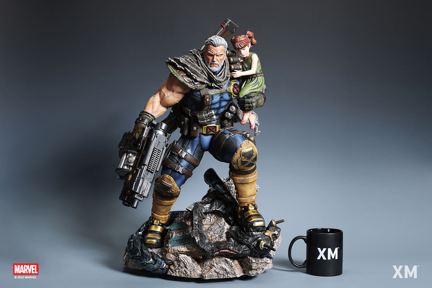 XM Studios Marvel Cable with Hope 1/4 Scale Statue