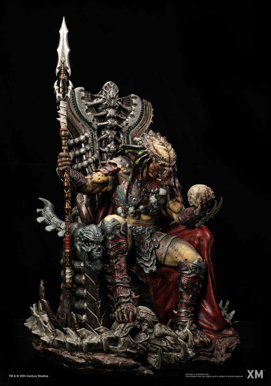 XM Studios Aliens vs Predators Predator King Supreme Scale Statue