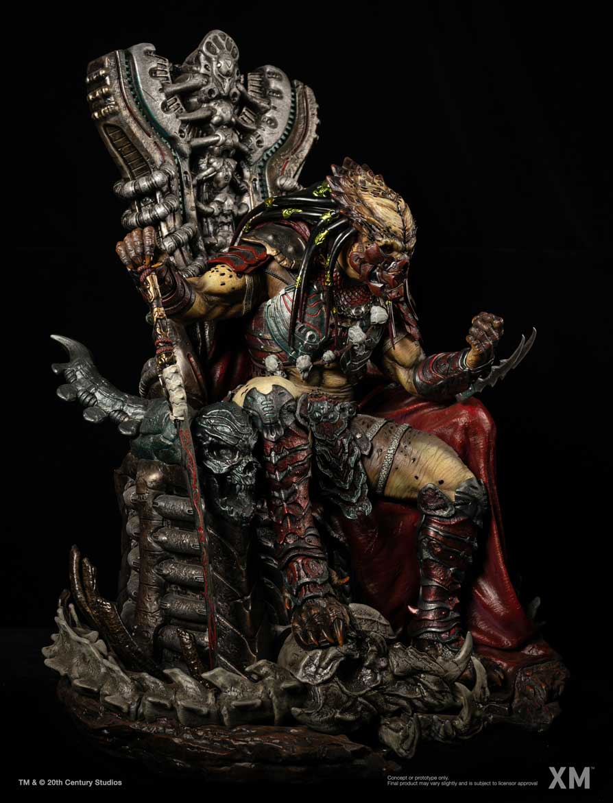 XM Studios Aliens vs Predators Predator King Supreme Scale Statue