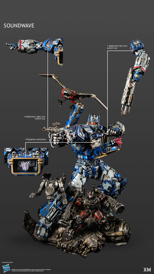 XM Studios Transformers Soundwave 1/10 Scale Statue